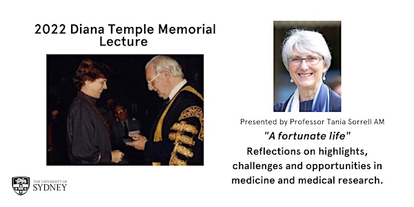 2022 Diana Temple Memorial Lecture - A fortunate life