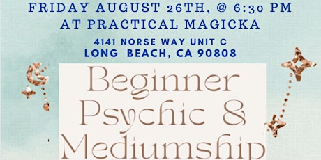 Beginner Psychic & Mediumship