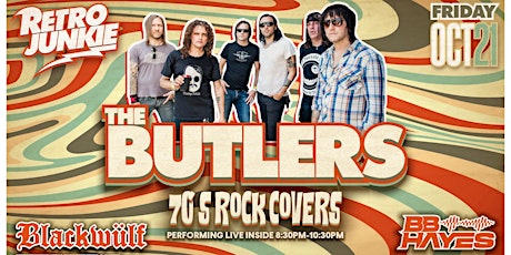 THE BUTLERS (70's Rock Covers) LIVE inside Retro Junkie!
