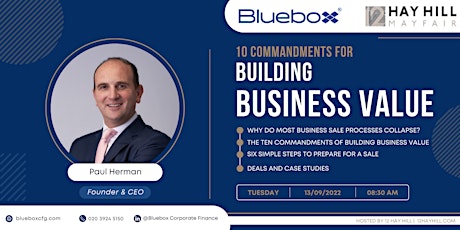 10 Commandments for Building Business Value