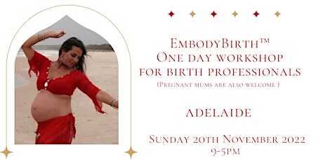 EmbodyBirth One day workshop for Birth Workers - Adelaide