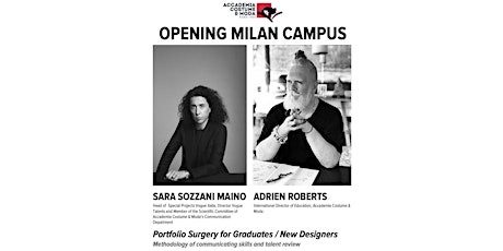 Portfolio Surgery for Graduates / New Designers