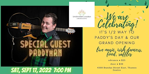 1/2 Way to Paddy’s Day - Grand Opening Community Centre
