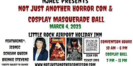 NJACC Presents Not Just Another Horror Con 2023