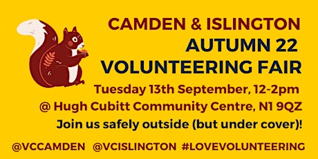 Camden and Islington Autumn 2022 Volunteering Fair
