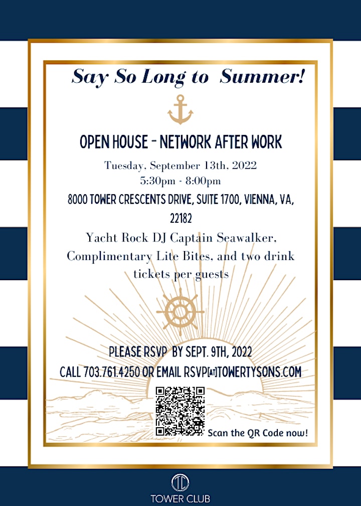 Tower Club Tysons Corner - Open House Networking Mixer image