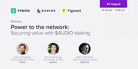 Power to the network: securing value with $AUDIO staking