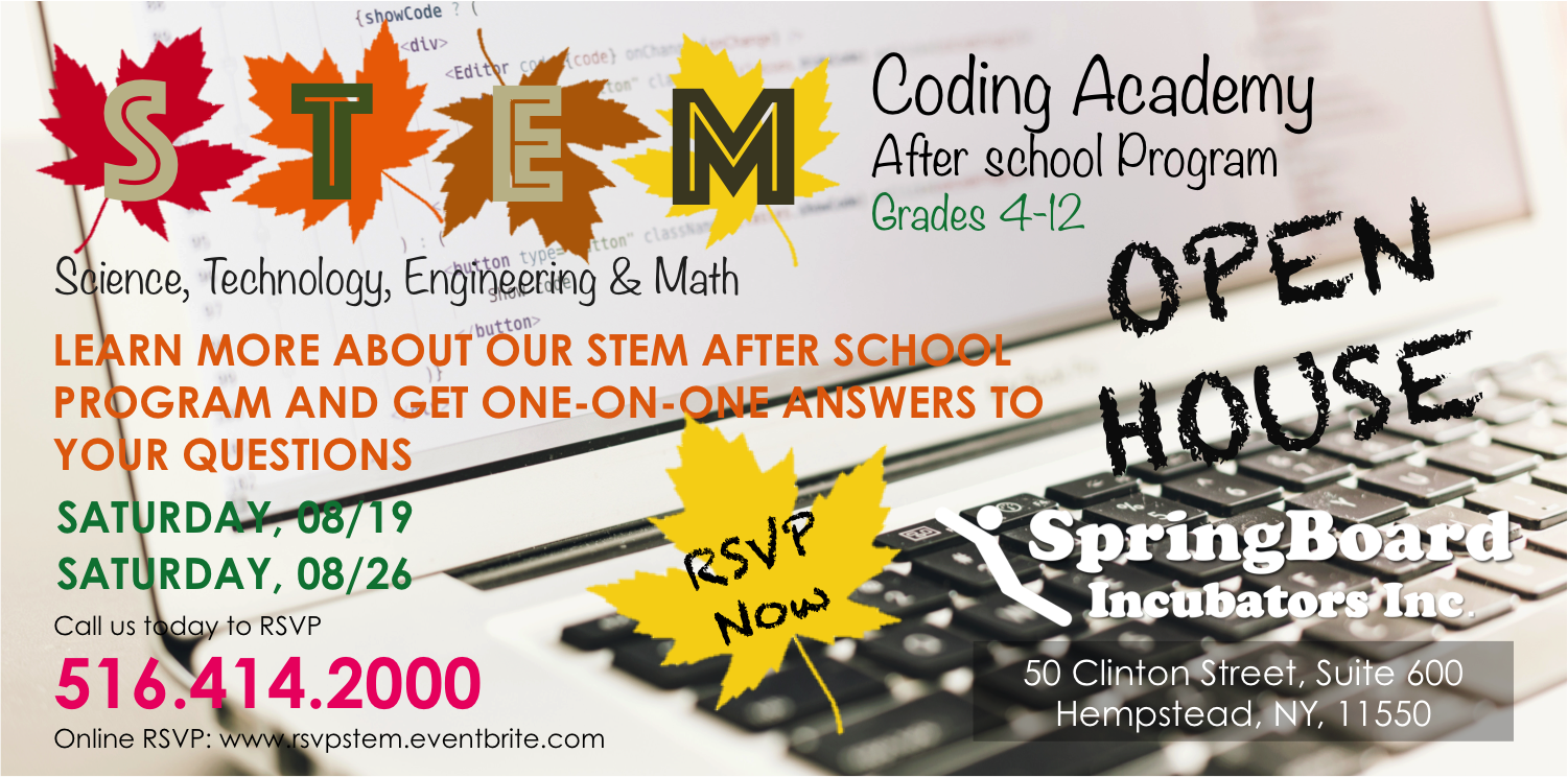 OPEN House STEM After School Coding Academy