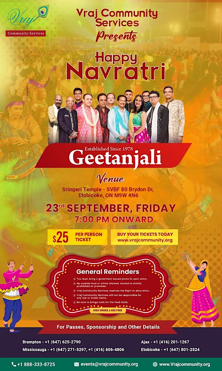 Ontario's Largest Navratri Garba Festival - Gitanjali Group image