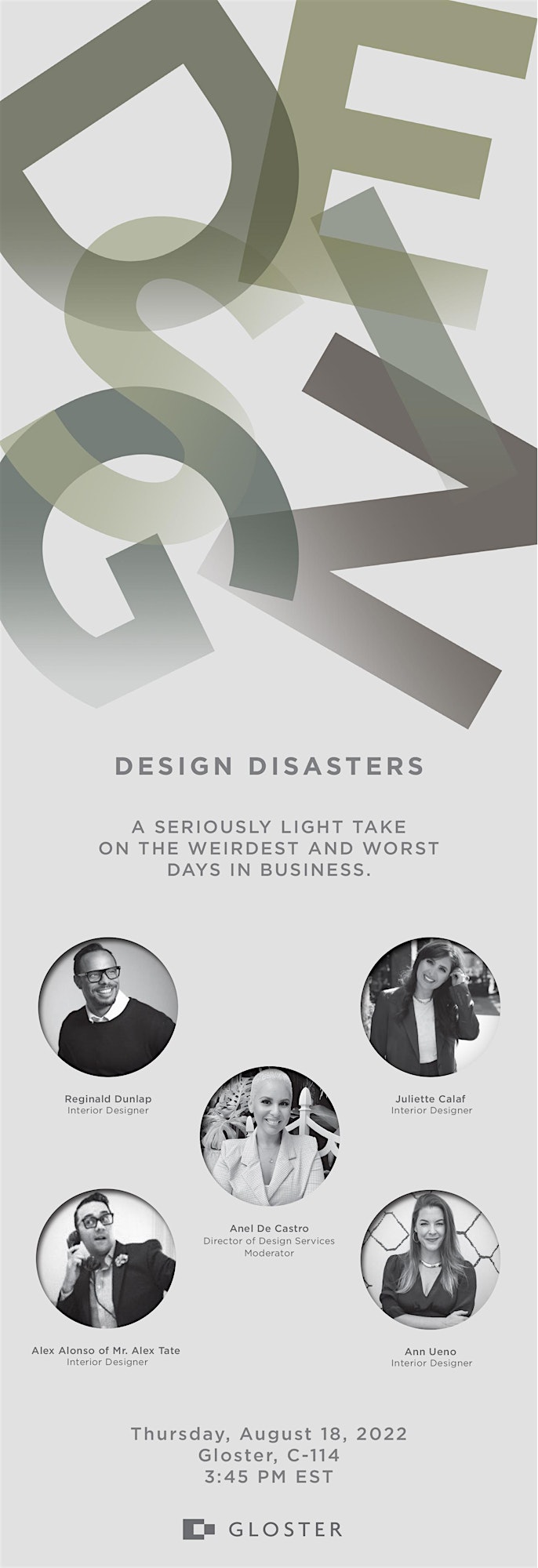 Design Disasters with Gloster image