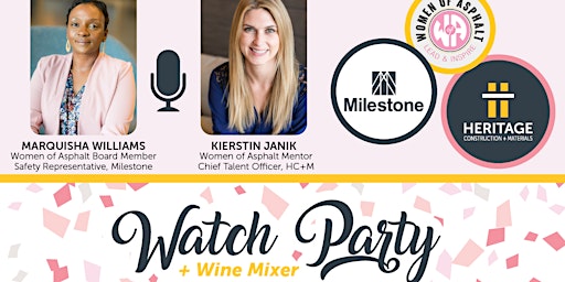 WATCH PARTY + WINE MIXER | Women of Asphalt
