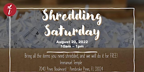 Shredding Saturday - Free!
