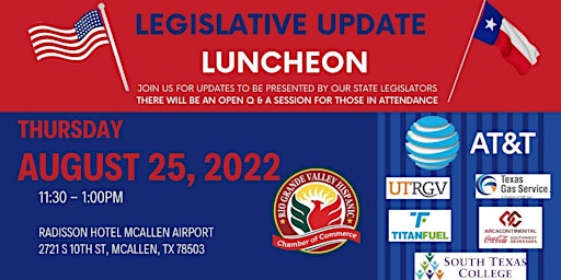 Legislative Update Luncheon 2022