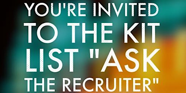 KITList Panel for Job Seekers (For Adults ONLY)