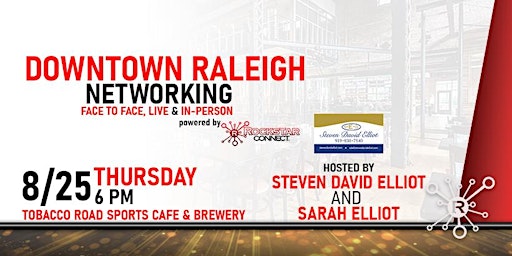 Free Downtown Raleigh Rockstar Connect Networking Event (August)