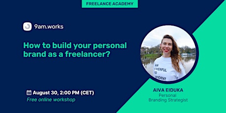 Workshop: How To Build Your Personal Brand As A Freelancer?