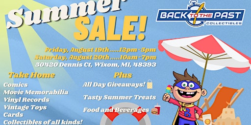 Back to the Past Collectibles Summer Sale