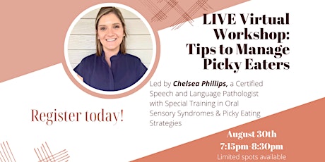 Salt & Light LIVE Virtual Workshop: Tips to Manage Picky Eaters primary image