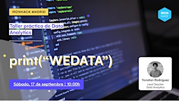 {WEDATA}  Workshop práctico de Data Analytics
