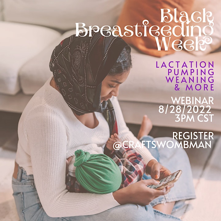 Black Breastfeeding Week Webinar image