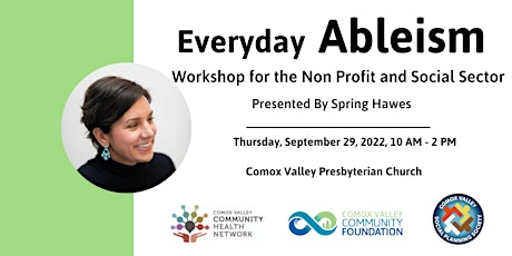 Everyday Ableism Workshop for the Non Profit and Social Sector