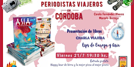 Charla Viajera y presentación de libros - Periodistas Viajeros primary image