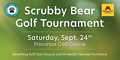 Scrubby Bear Golf Tournament-Ruff Start Rescue & MHealth Fairview Northland