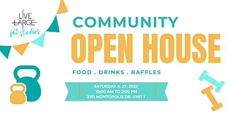Community Open House at Live Large Fit Studios
