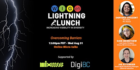WIGeh + DIG August Lightning Lunch on Zoom!