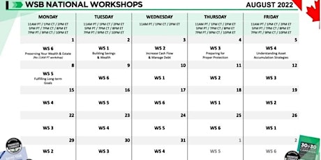 Financial Education Workshop-August 2022 primary image