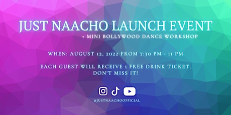 Just Naacho Launch Event + Free Mini Bollywood Workshop