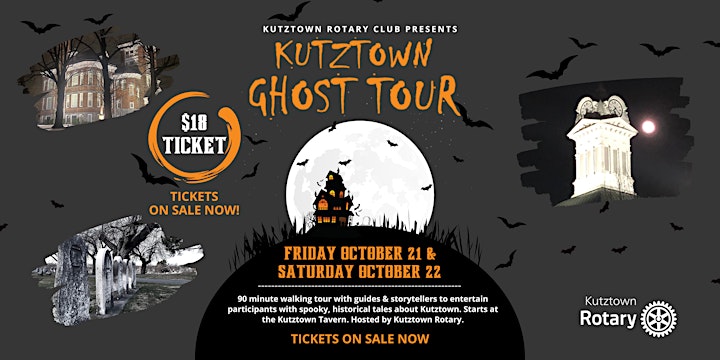 Kutztown Ghost Tour - FRIDAY October 21 image