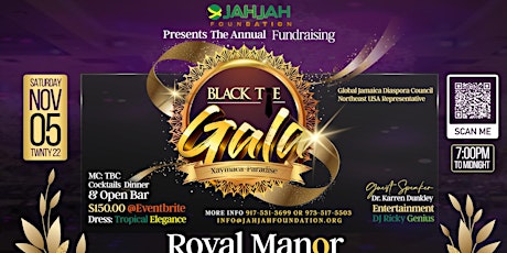JAHJAH Foundation Annual Black Tie Gala