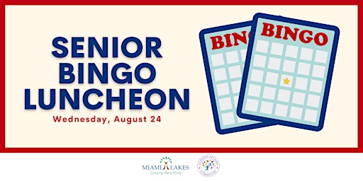 Senior Bingo Luncheon