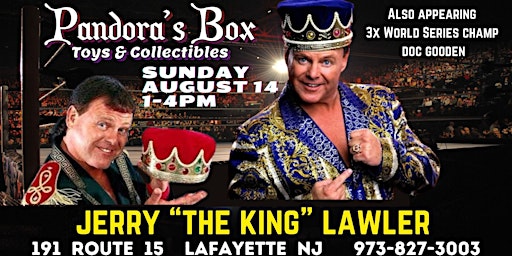 Jerry "The King" Lawler at Pandora's Box Toys & Collectibles