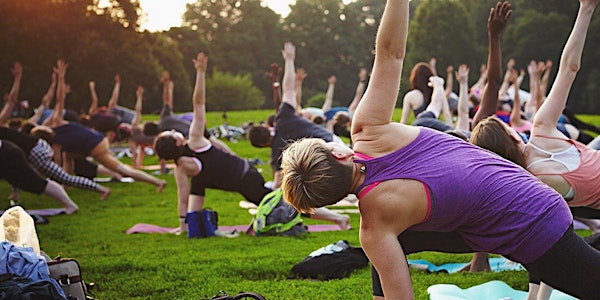 Yoga in Bowness Park