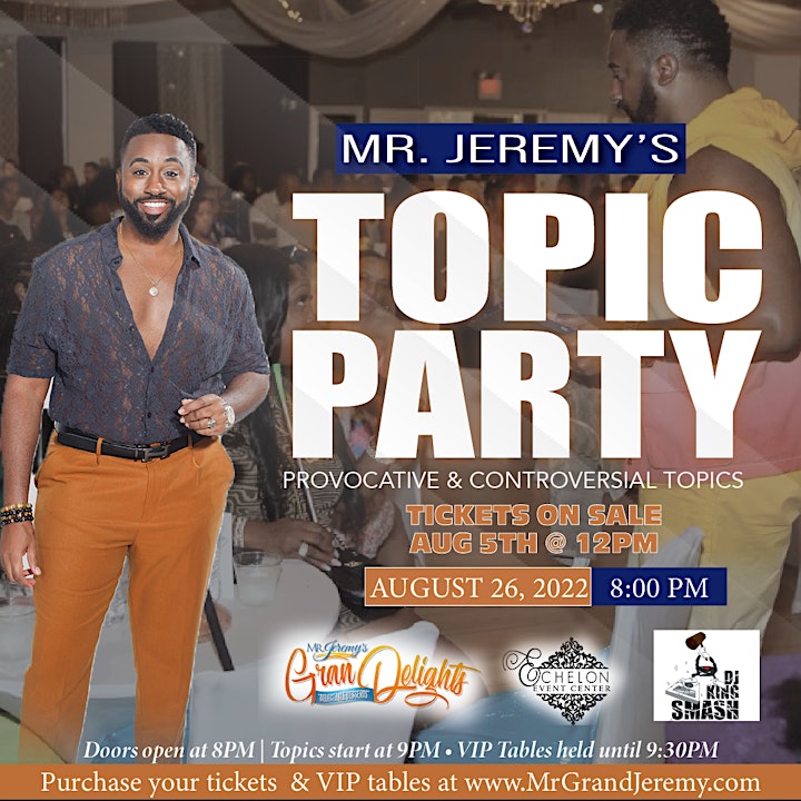 MR JEREMY'S TOPIC PARTY image