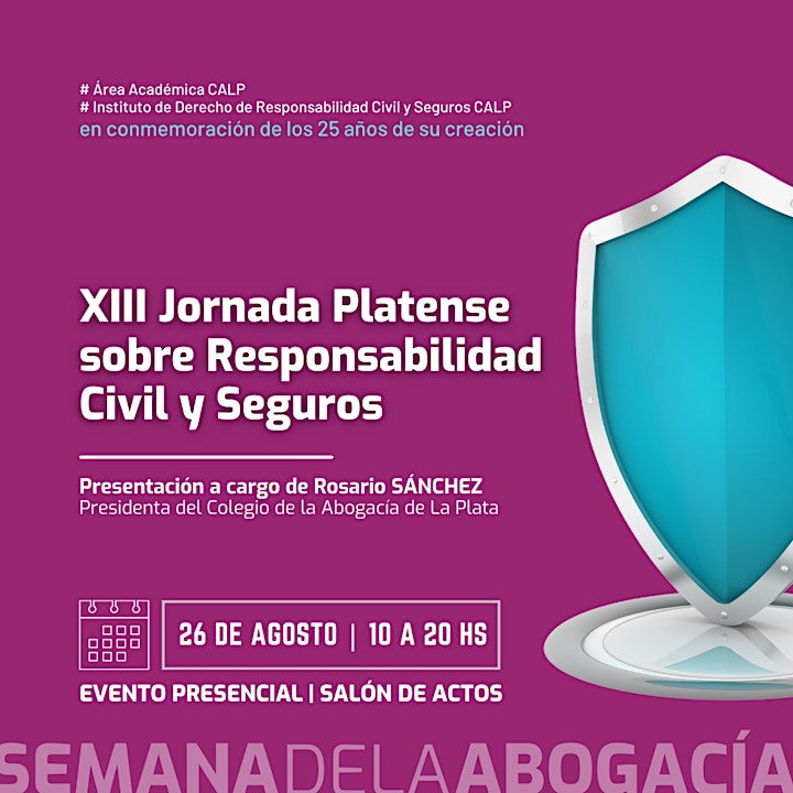Imagen de XIII Jornada Platense sobre Responsabilidad Civil y Seguros