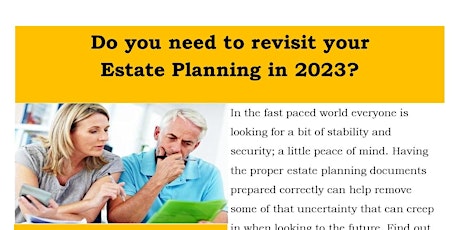 Do You Need To Revisit Your Estate Planning in 2023