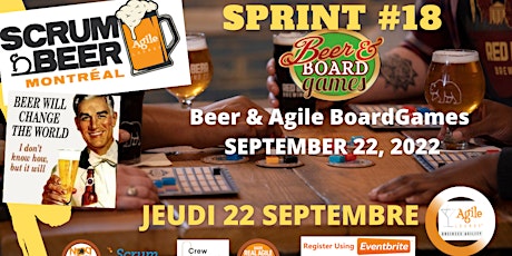 Scrum Beer Montréal #18 - Agile Board Games & Beer