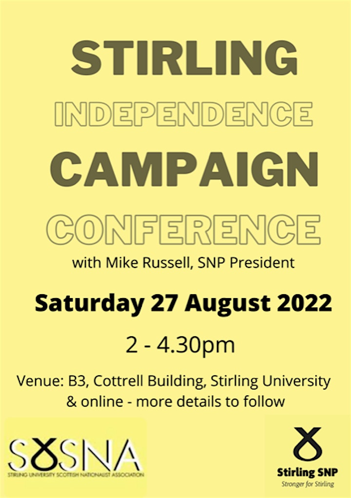 Stirling Independence Campaign Conference image
