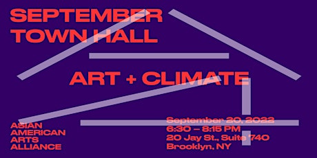 September Town Hall: Art and Climate