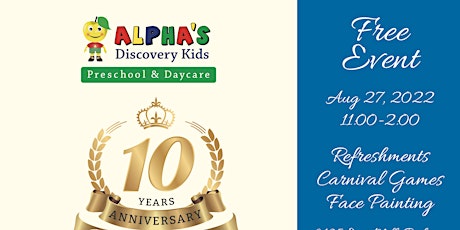 Alpha's Discovery Kids 10th Anniversary Celebration - Kids Carnival