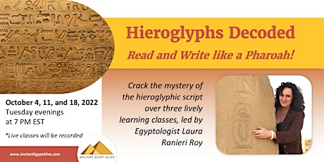 Hieroglyphs Decoded: Read and Write like a Pharaoh