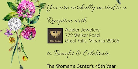 Reception to Benefit and Celebrate the Women's Center 45th Year