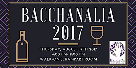 HandsOn New Orleans Presents: Bacchanalia 2017! primary image