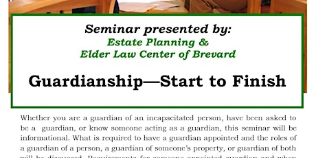Guardianship From Start To Finish