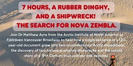 7 Hours, a Rubber Dinghy, and a Shipwreck! The Search for the Nova Zembla.