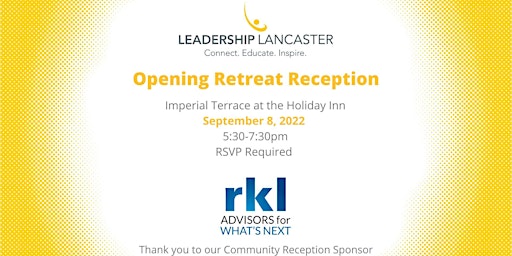 Opening Retreat Community Reception