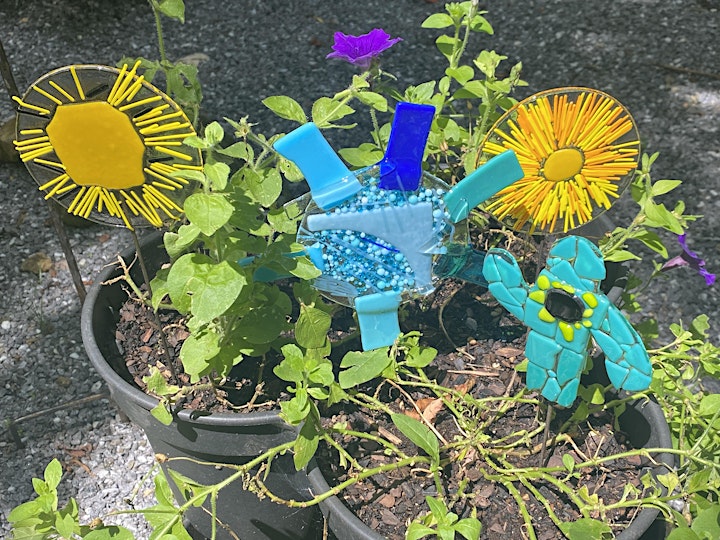 Fused Glass Garden Stakes image